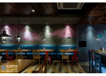 杭州上城區(qū)燒烤店設(shè)計(jì)裝修公司，工裝設(shè)計(jì)裝修就選浙江國(guó)富裝飾