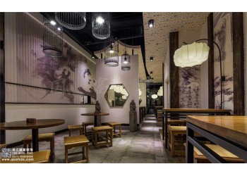 杭州上城區(qū)面館設(shè)計多少錢一平米,工裝設(shè)計裝修就選浙江國富裝飾