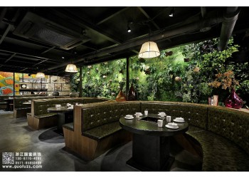 杭州蕭山區火鍋店設計多少錢一平米,工裝設計裝修選浙江國富裝飾