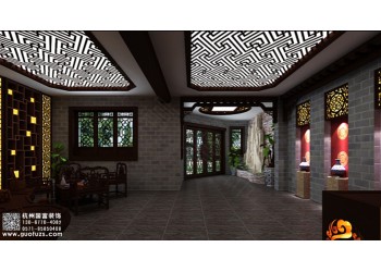 南潯區(qū)800平方米茶餐廳設(shè)計公司-浙江國富裝飾