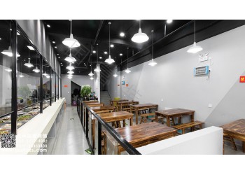 棲悅城奧特萊斯大食堂設(shè)計(jì)公司-浙江國(guó)富裝飾