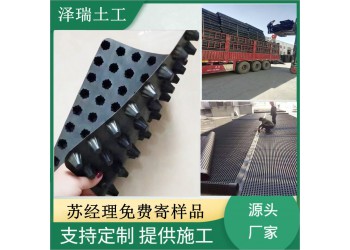 滄州車(chē)庫(kù)頂板復(fù)合排水板(14板1200g+丙綸布250g)