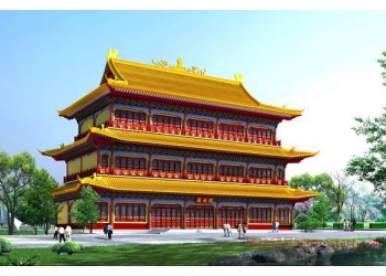 鋼結構仿古建筑工程公司-仿古鋼結構工程專業設計、制造、安裝