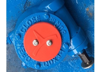 QDX3-1手動渦輪執行器，DN80蝶閥蝸輪箱 手動減速機