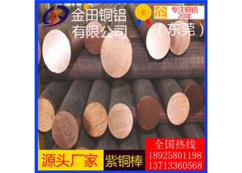 高品質(zhì)t6紫銅棒，t1耐沖壓紫銅棒/t4光亮紫銅棒
