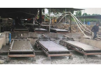 鞏義鉑思特含砷汞金礦提金工藝，選金輪碾機(jī)，金礦混汞尾礦回收金