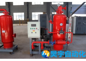 昊宇蒸汽回收機現場安裝完畢即可投入使用