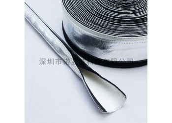供應(yīng)鋁箔隔熱護(hù)套管反輻射熱套管搭扣式耐高溫絕緣防火套管批發(fā)