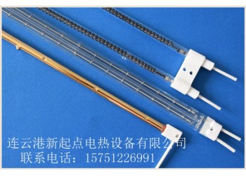 鍍金碳纖維石英加熱管——電壓、總長﹑功率可根據(jù)客戶需求制作