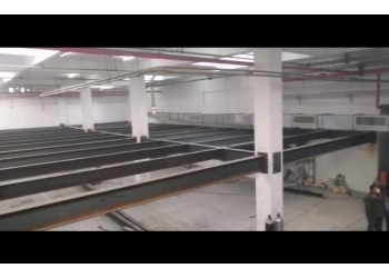 欒城鋼結構車間二層搭建，閣樓隔層躍層