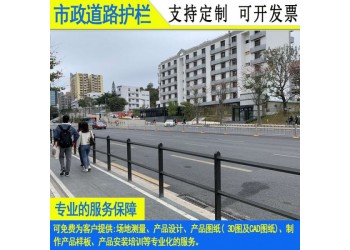 防銹鍍鋅市政道路護(hù)欄 深圳德式馬路護(hù)欄 汕尾文化機(jī)非防護(hù)欄桿