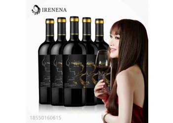 IRENENA紅酒溫碧霞自創品牌進口法國葡萄酒海潮酒莊干紅