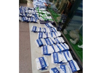西安運(yùn)動號碼布,沖刺帶,西安馬拉松號碼布,旗幟印刷.道旗租賃